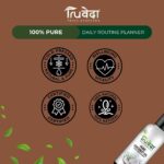 Certification icons for Truveda coconut oil showing cold pressed, natural, certified, and wellness benefits