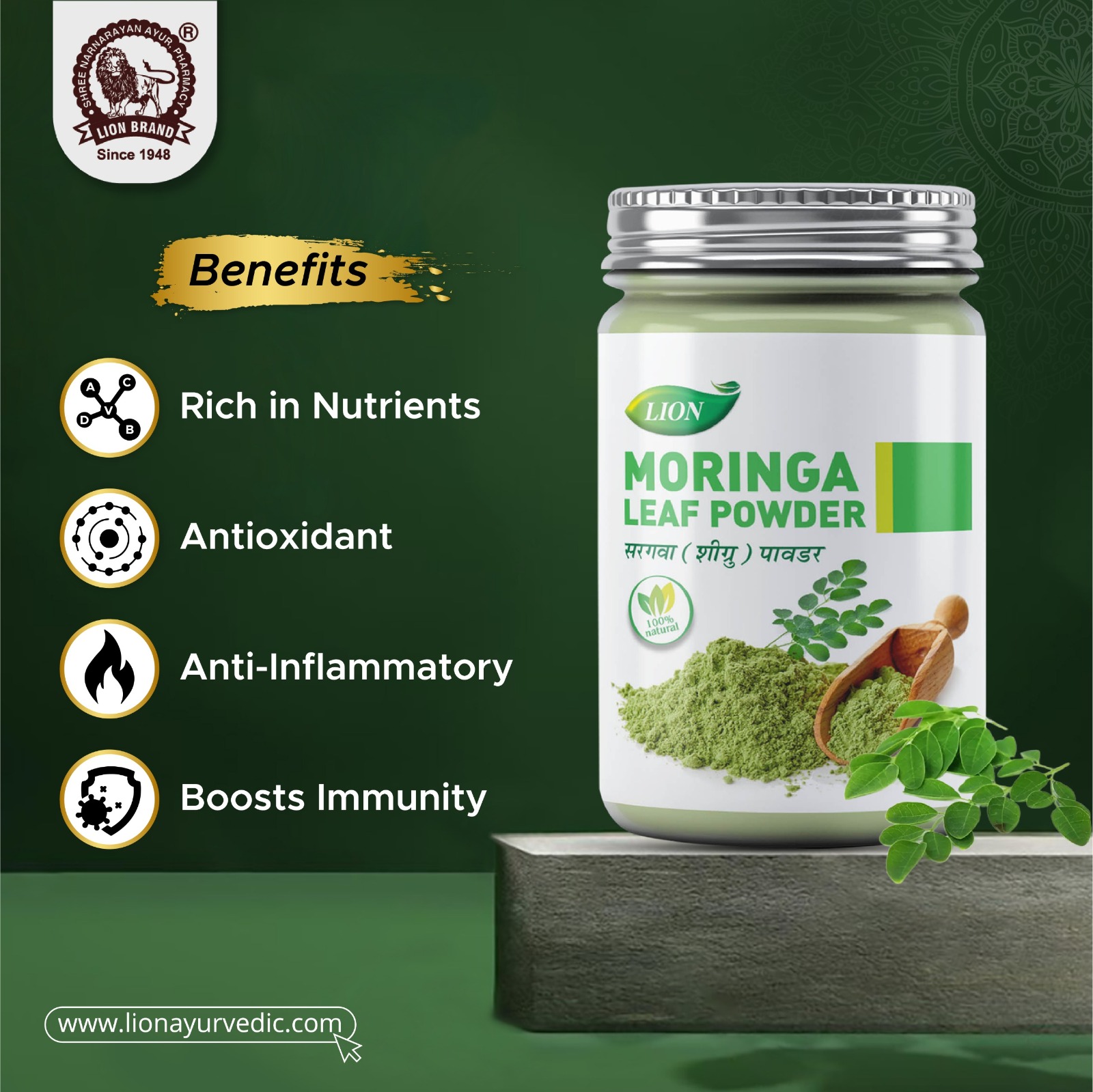 moringa powder benefits