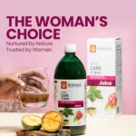 She Care Syrup – The Woman’s Choice Ayurvedic tonic, trusted women’s juice for periods, hormonal health, and metabolism wellness.