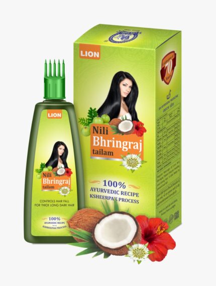 Lion Nili Bhringraj Tailam | Herbal 200ml Hair Oil